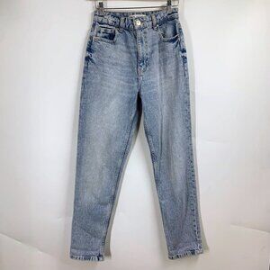 Zara Women's High Waist‎ Cotton Mom Classic 5 Pocket Jeans Size 2